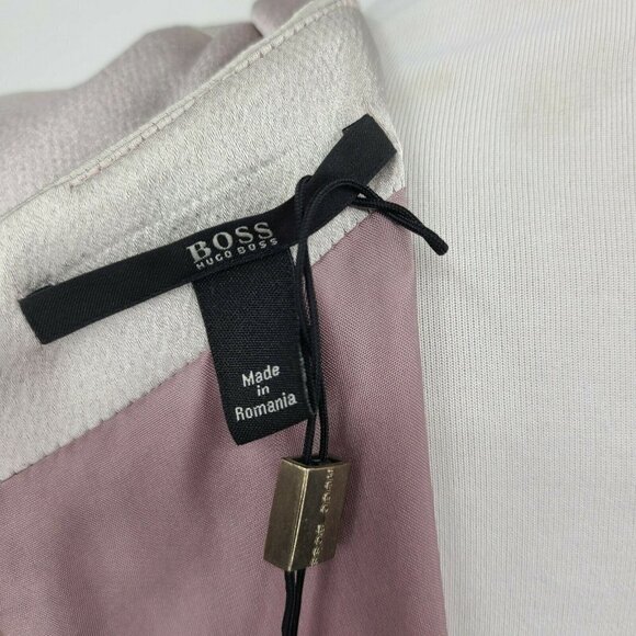 Hugo Boss Pink Sheath Mini Dress Sleeveless Crew Neck - Picture 9 of 12